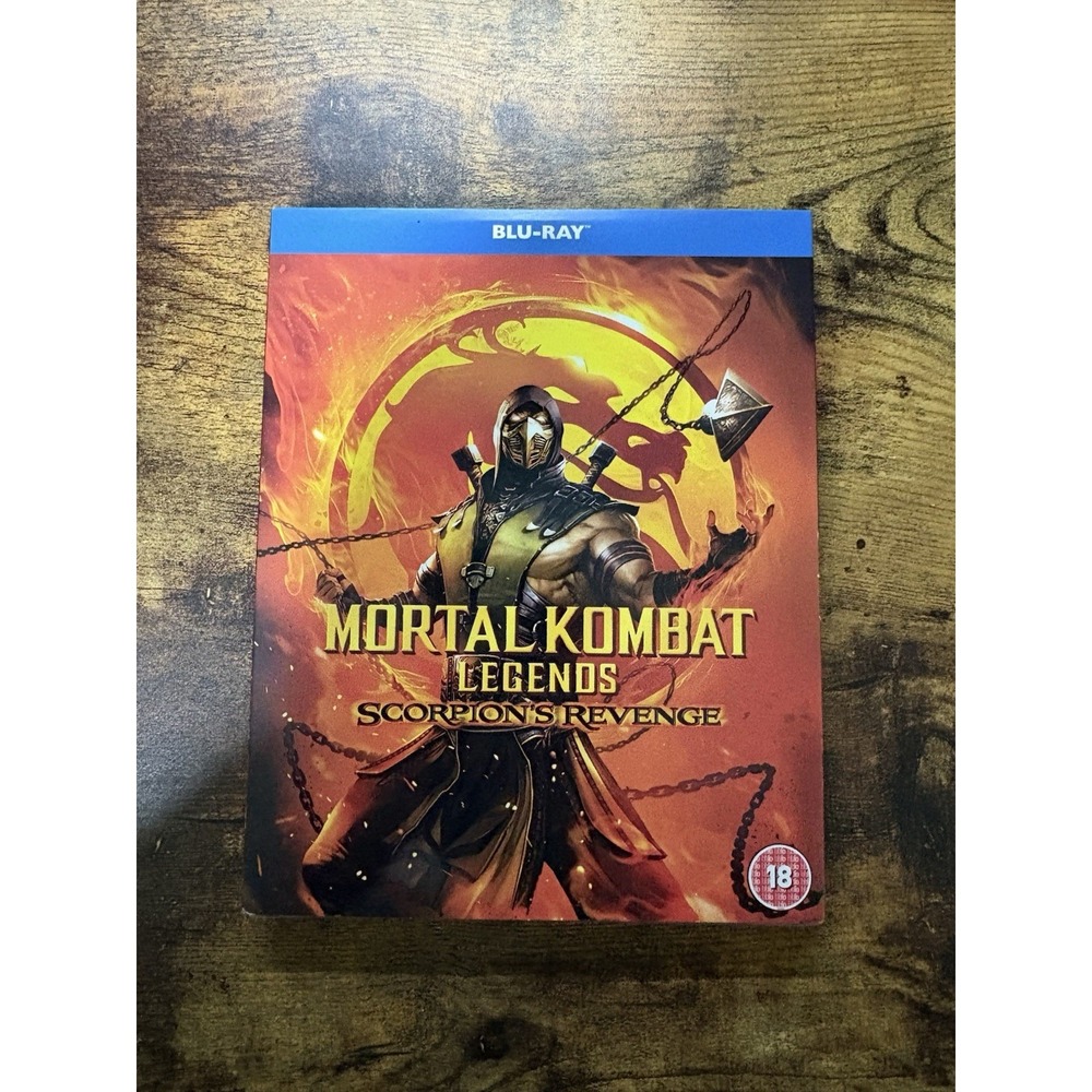Mortal Kombat Legends Scorpion's Revenge Blu-ray 2020 Animated Movie Sealed